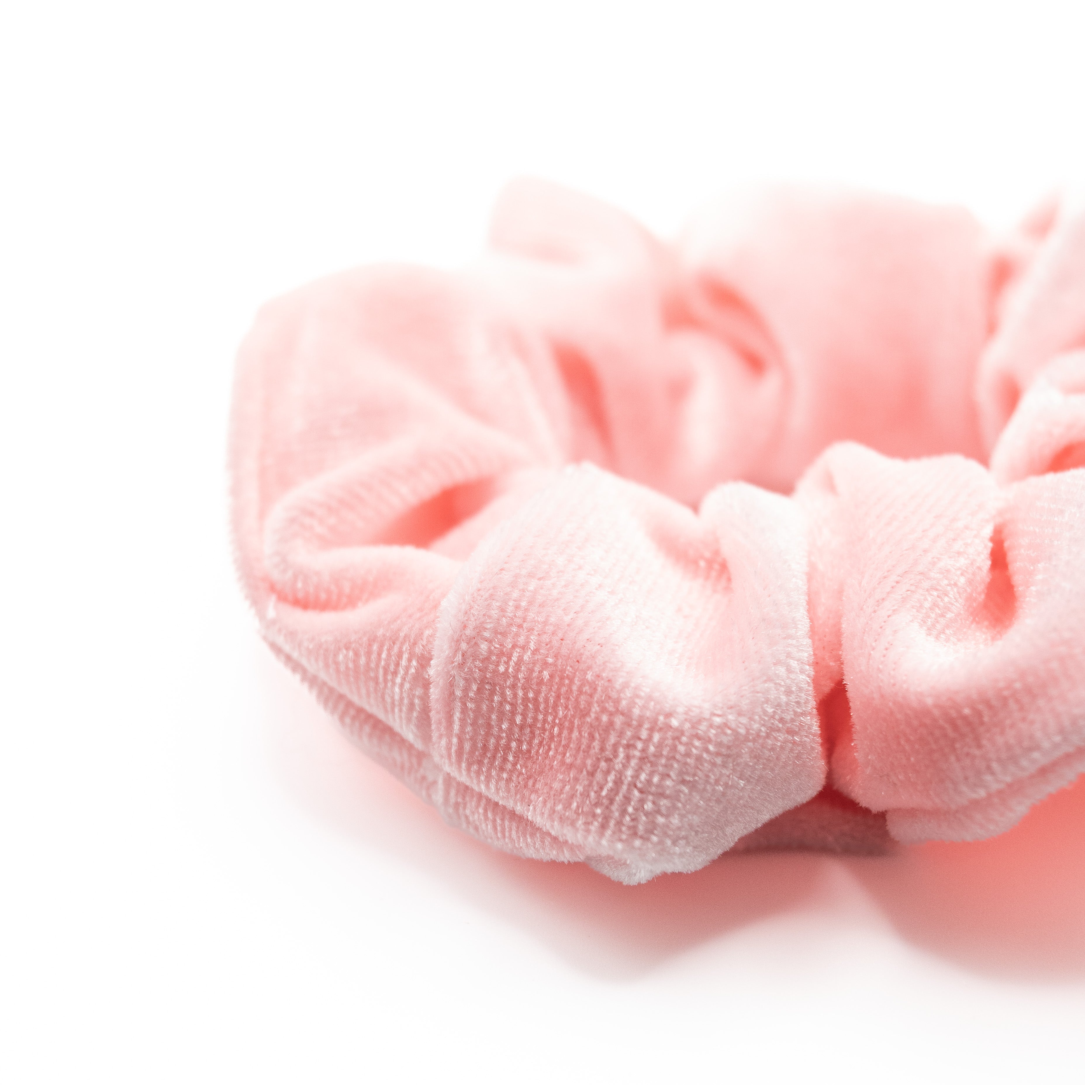 Scrunchie Velvet Rosa Claro