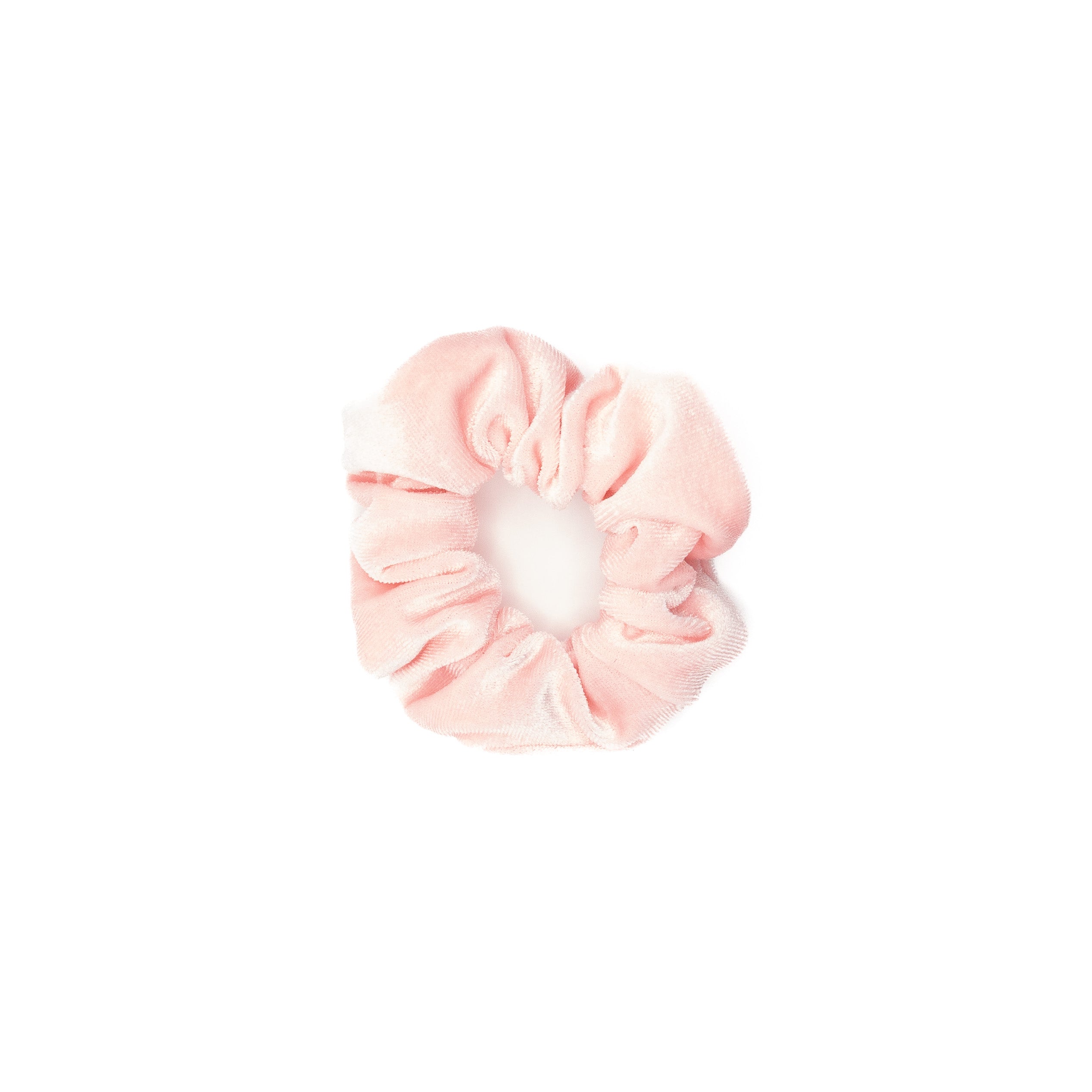 Scrunchie Velvet Rosa Claro