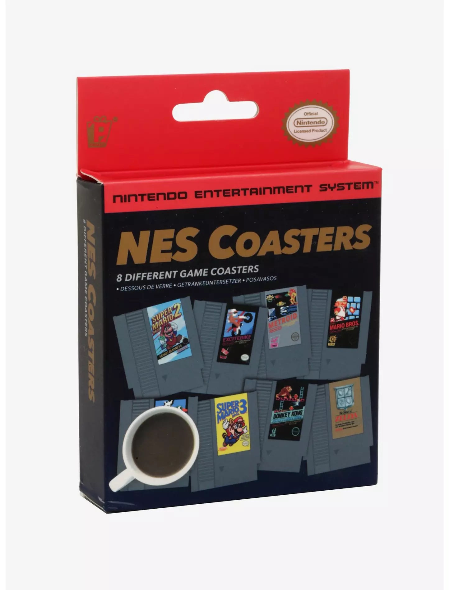 Portavasos de cartuchos Nintendo NES