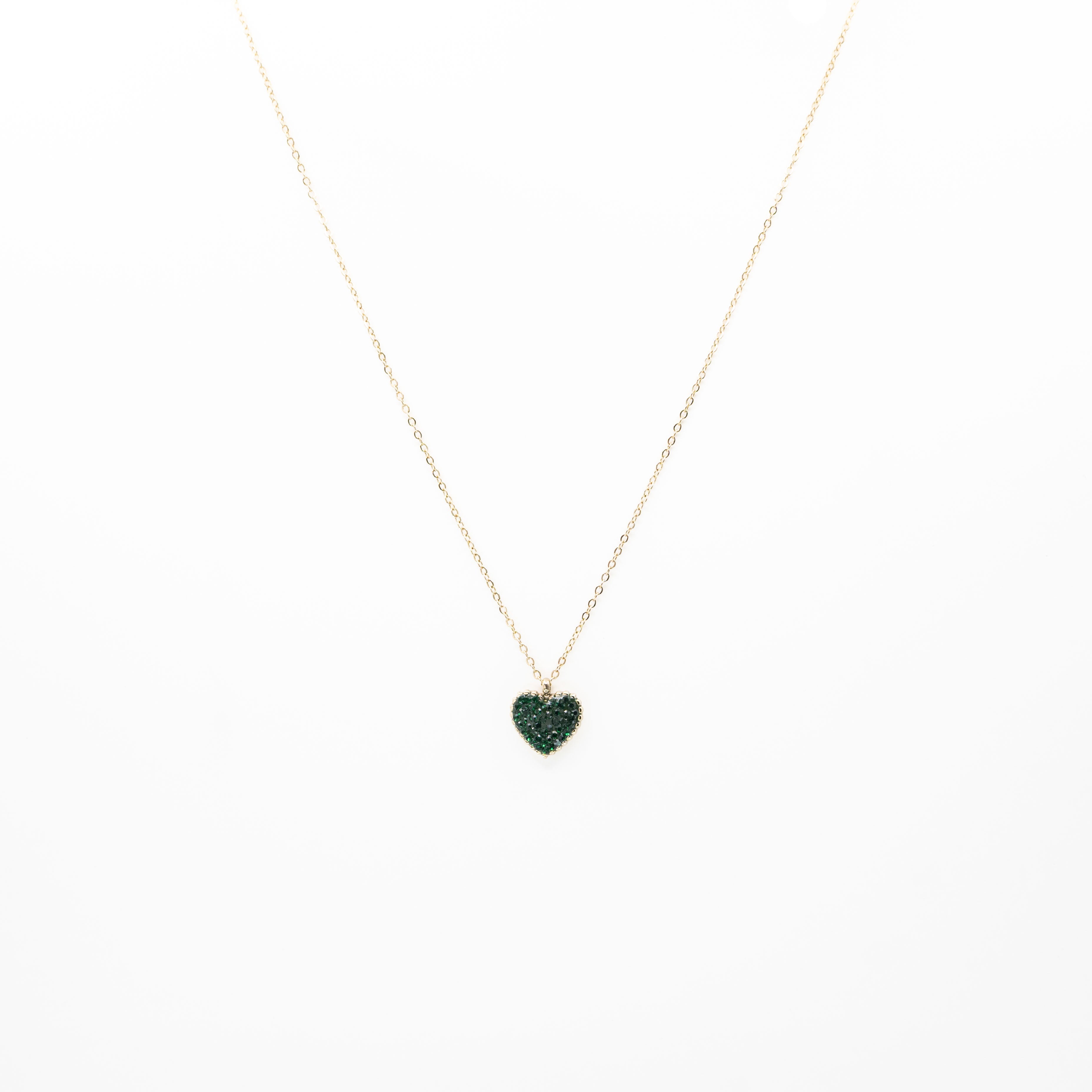 Collar De Corazón Strass