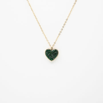 Collar De Corazón Strass