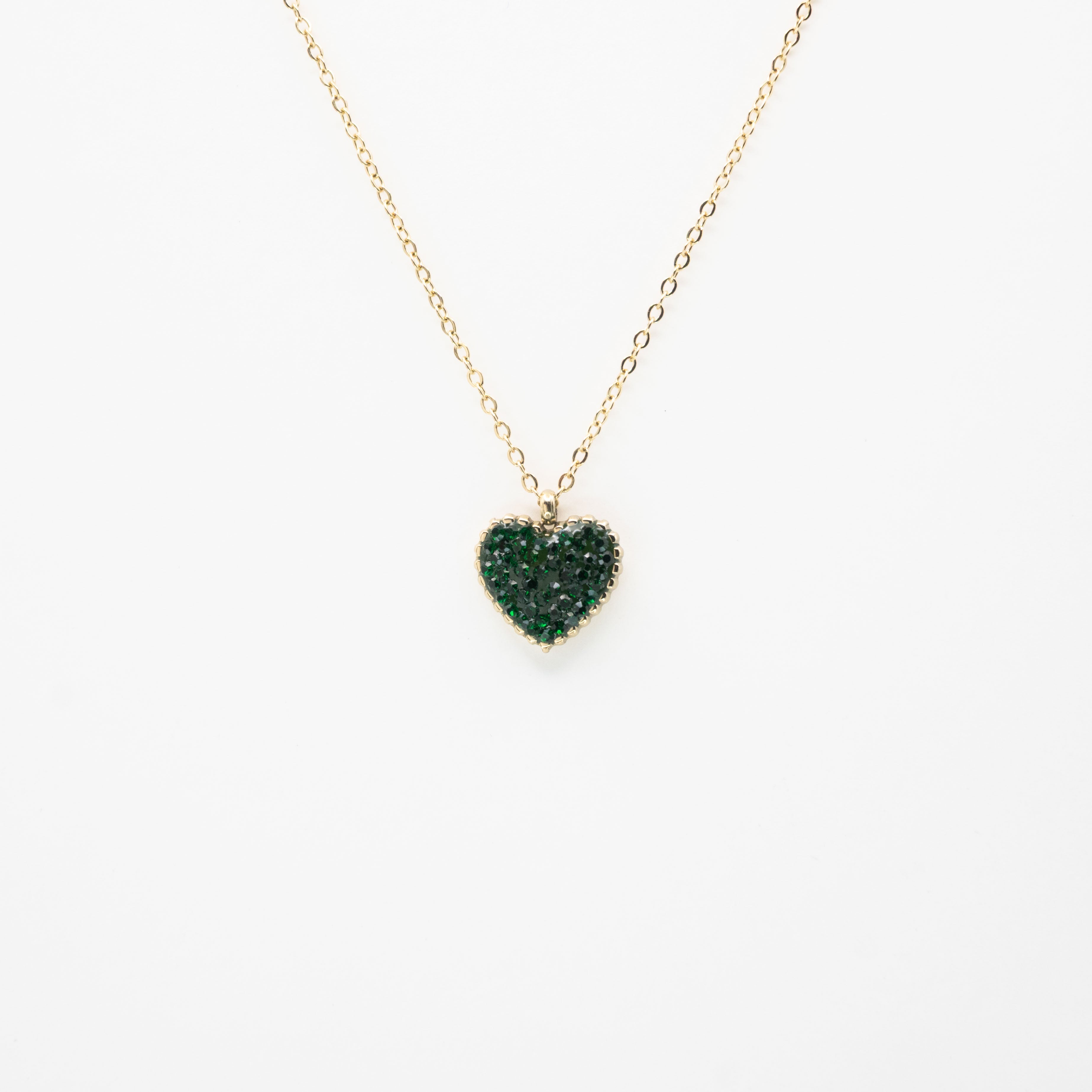 Collar De Corazón Strass