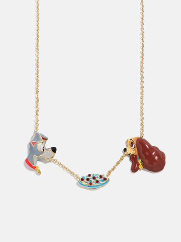 La Dama Y El Vagabundo Collar Chapado En Oro