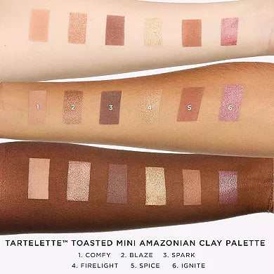 tarte mini tartelette toasted – Paleta de Sombras Neutras Cálidas con Arcilla Amazónica