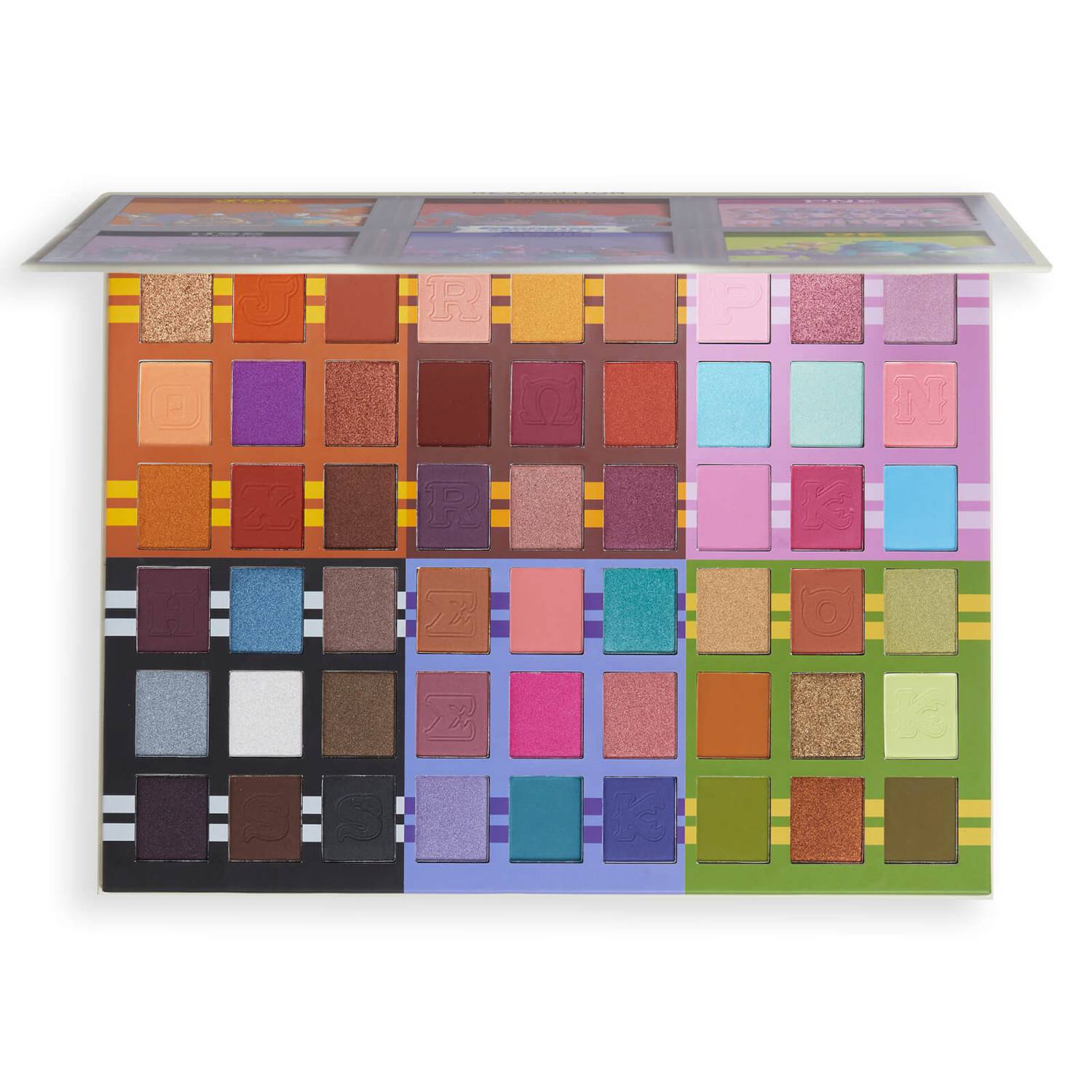 Monsters Inc Monsters University Paleta De Sombras Sororidad Fraternidad