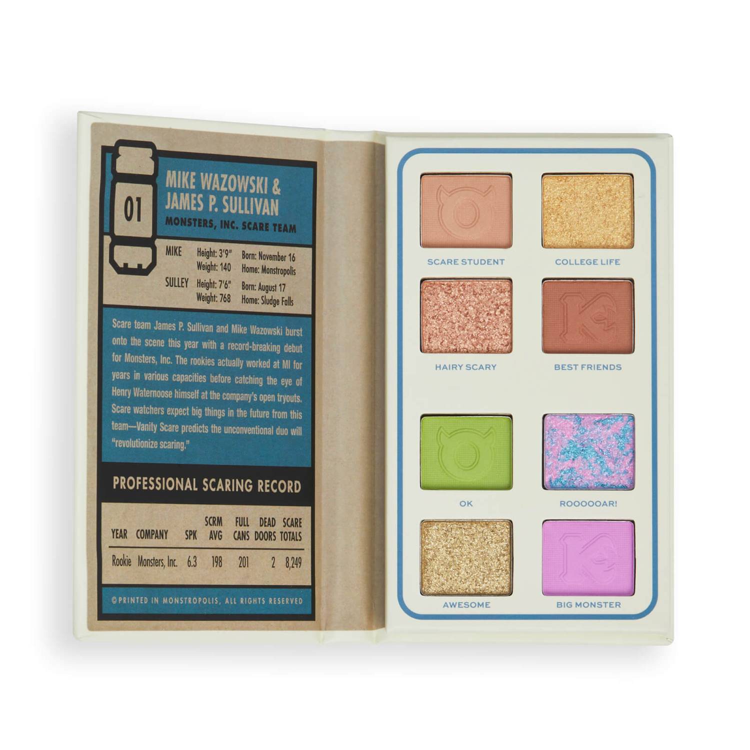 Monsters Inc Monsters University Paleta De Sombras