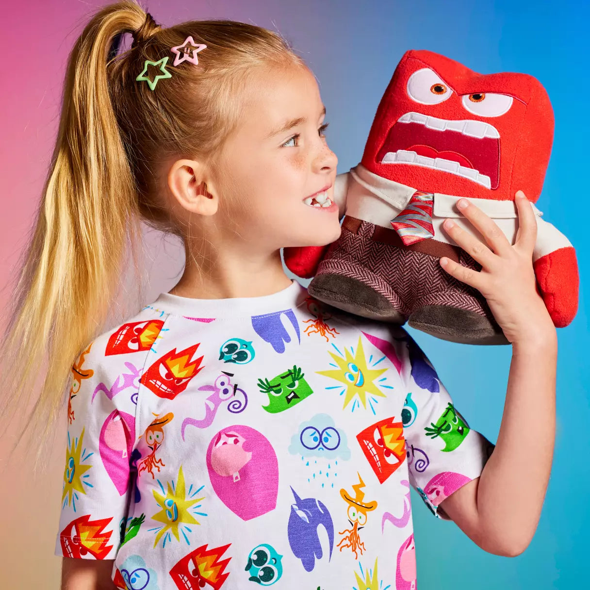 Inside Out Intensamente Peluche Enojo