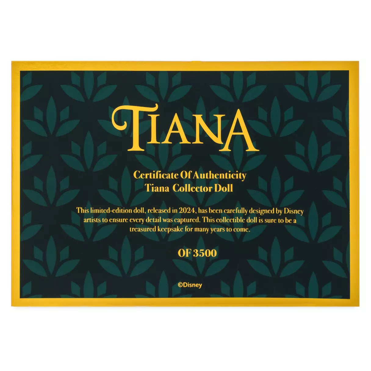 Tiana Limited Edition Doll – Tiana's Bayou Adventure