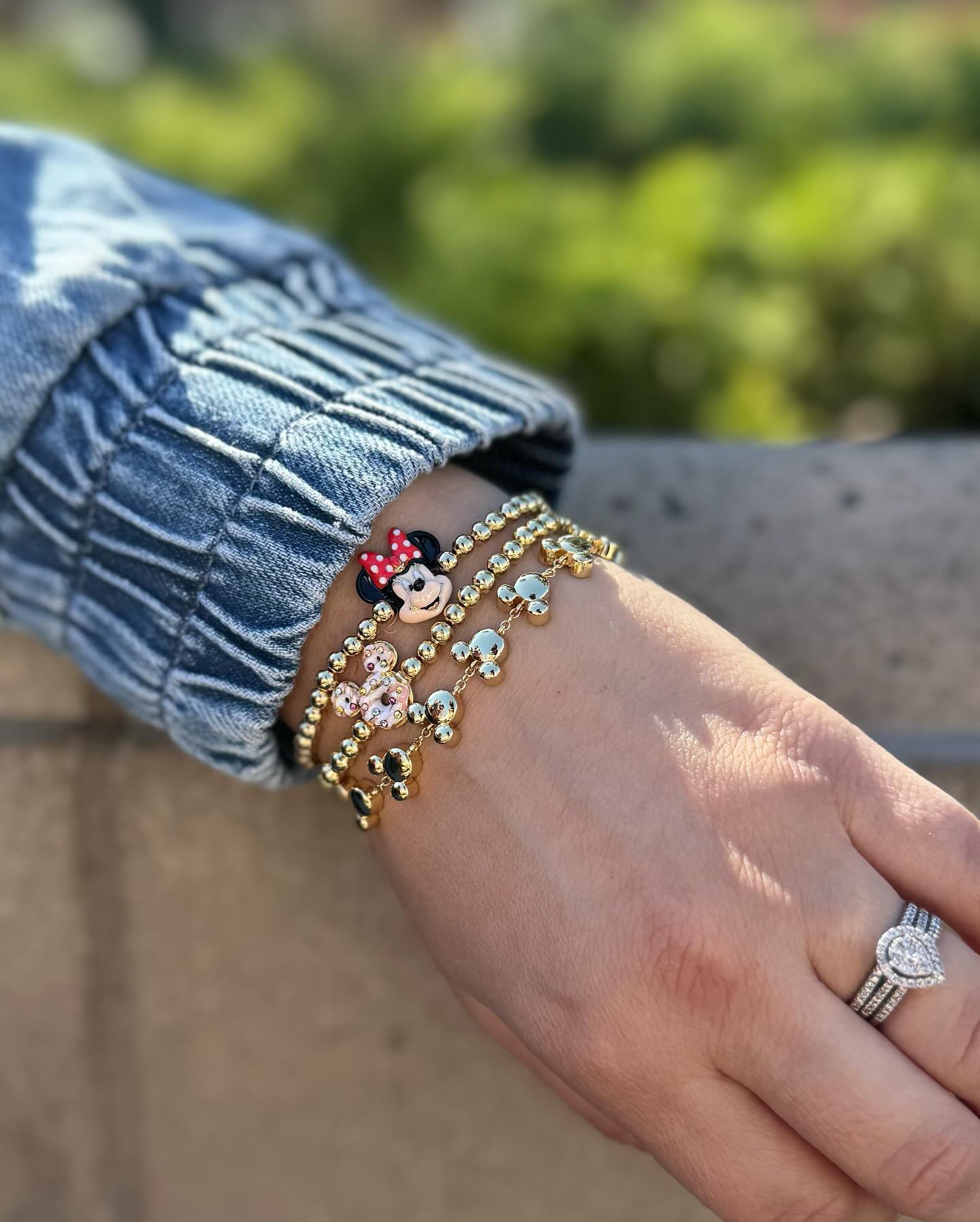 Pulsera Disney Mickey Y Minnie Mouse