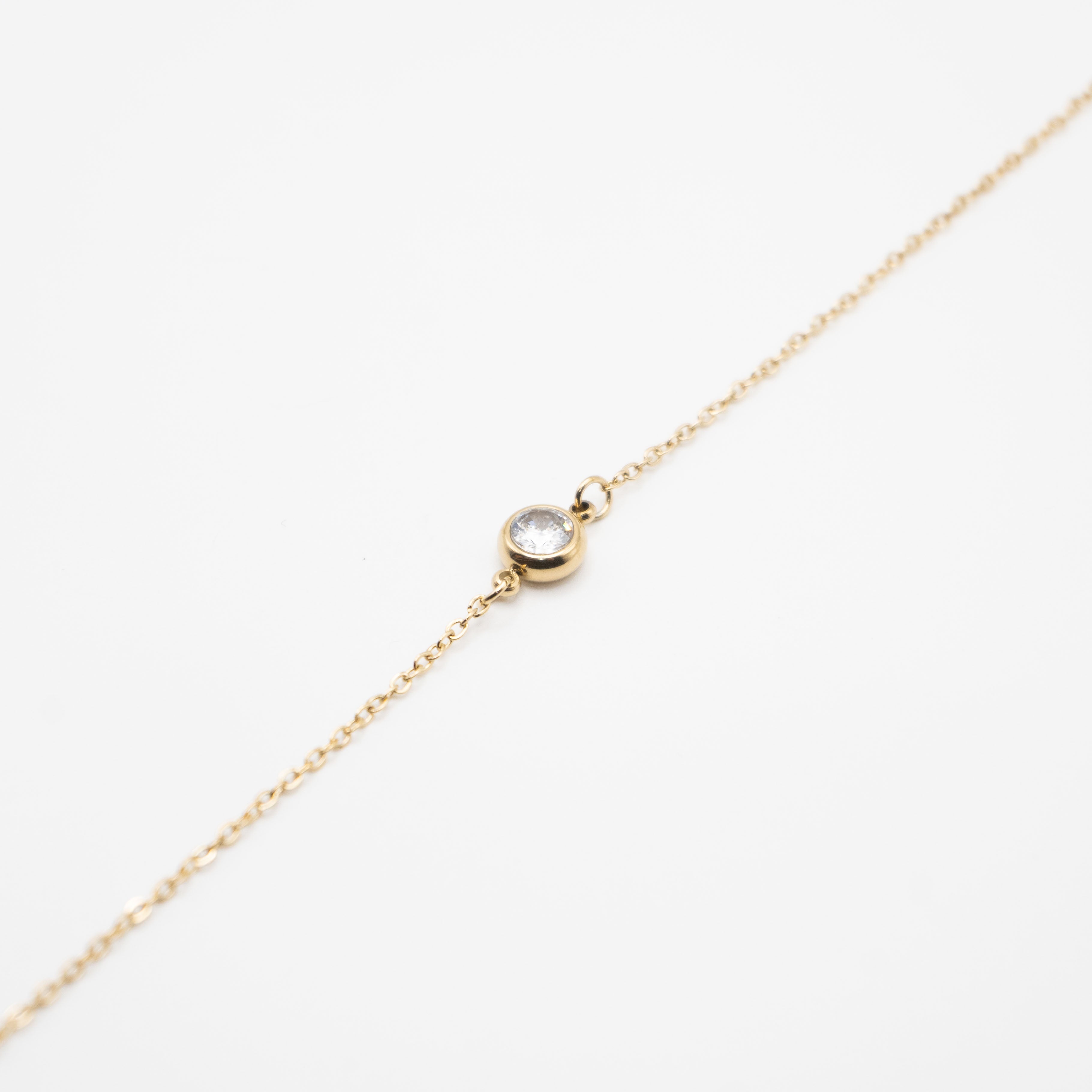 Pulsera Dije Cubic Zirconia