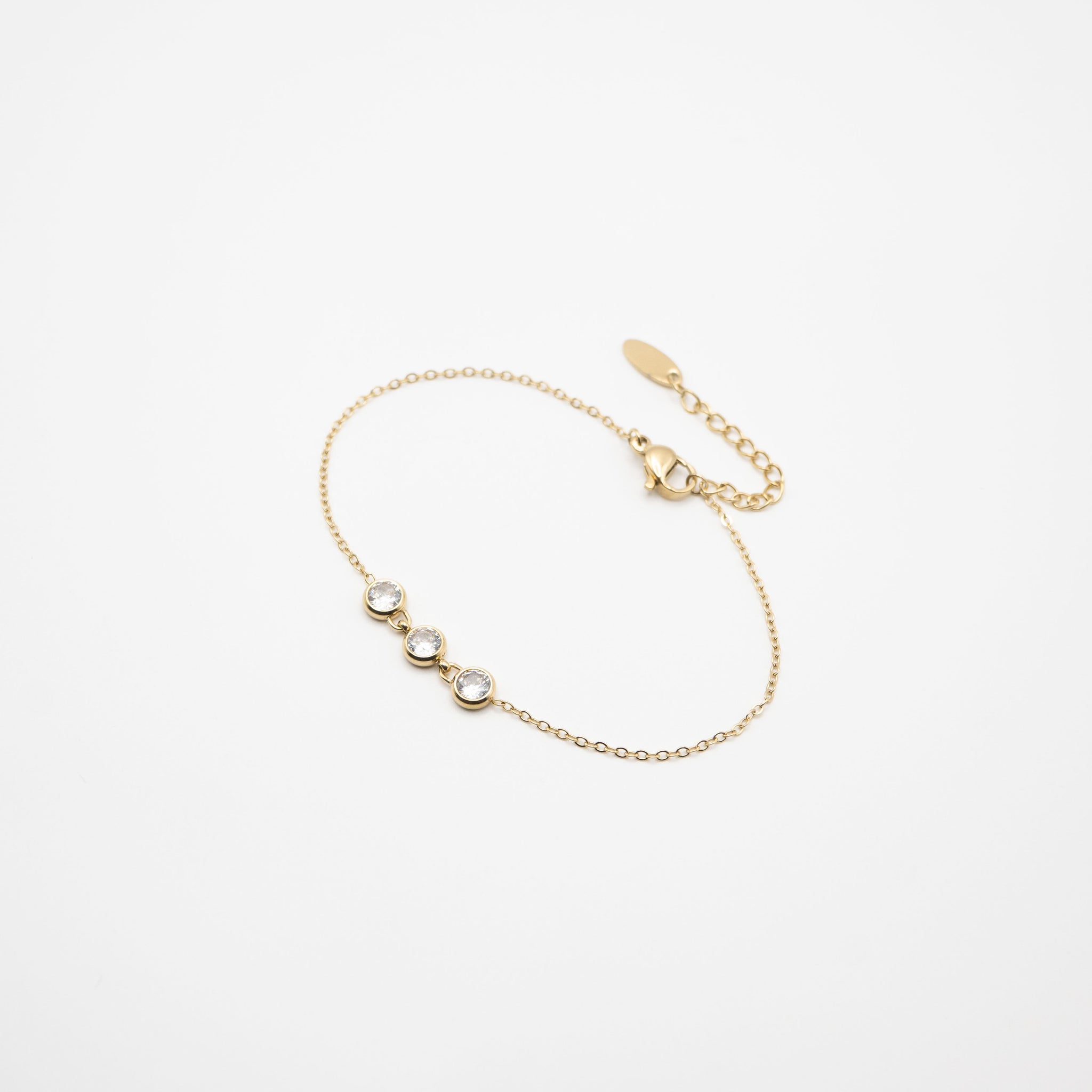 Pulsera Con Dije Cubic Zirconia