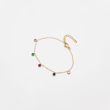 Pulsera Cubic Zirconia Colores