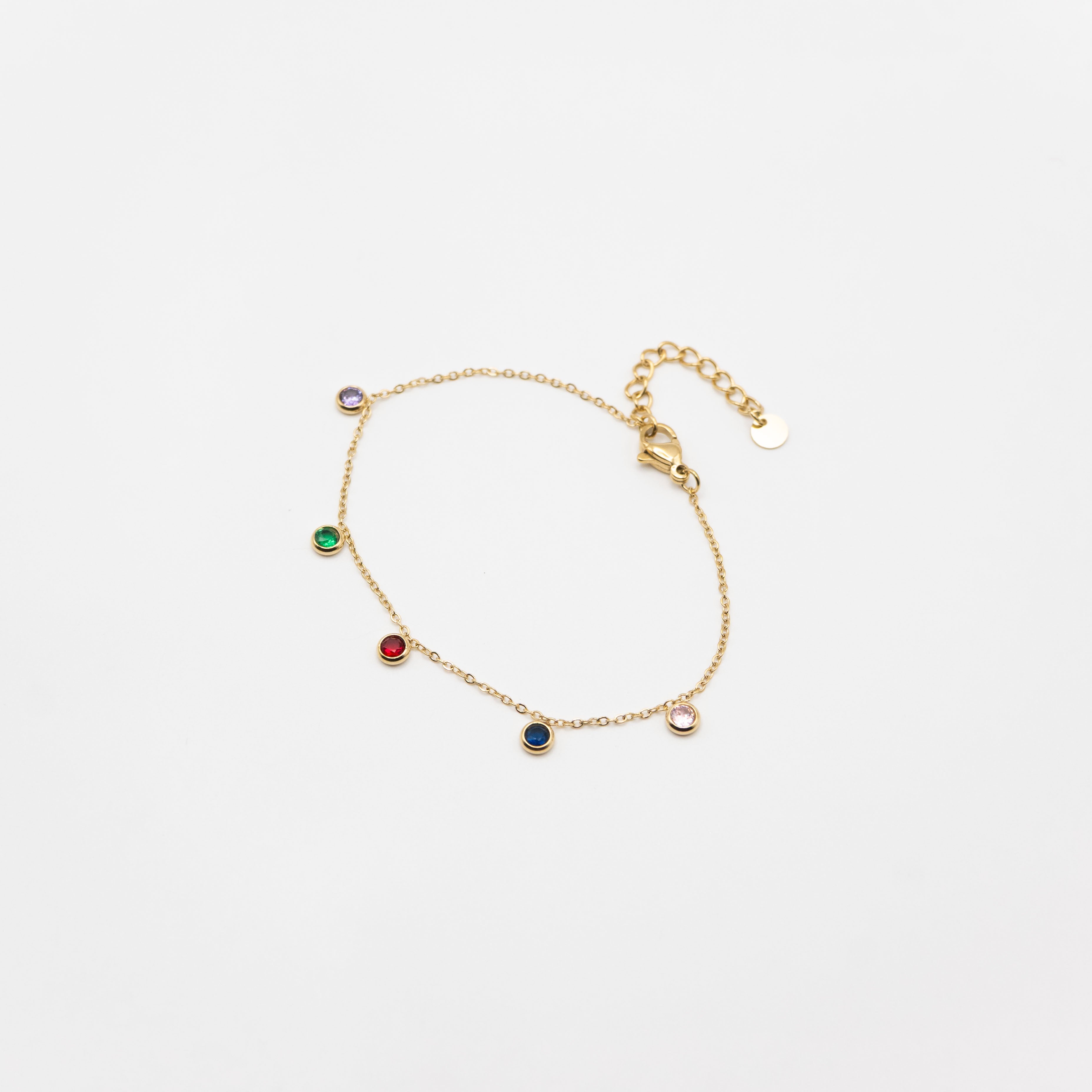 Pulsera Cubic Zirconia Colores