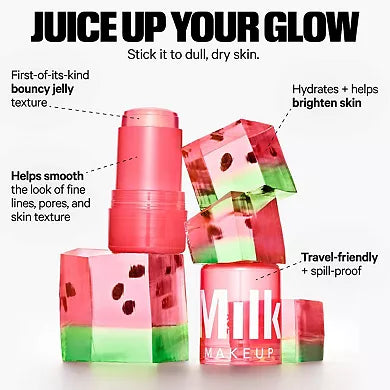 MILK MAKEUP Watermelon Jelly Serum Stick Iluminador con Péptidos