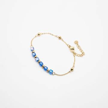 Pulsera Cubic Zirconia Azul