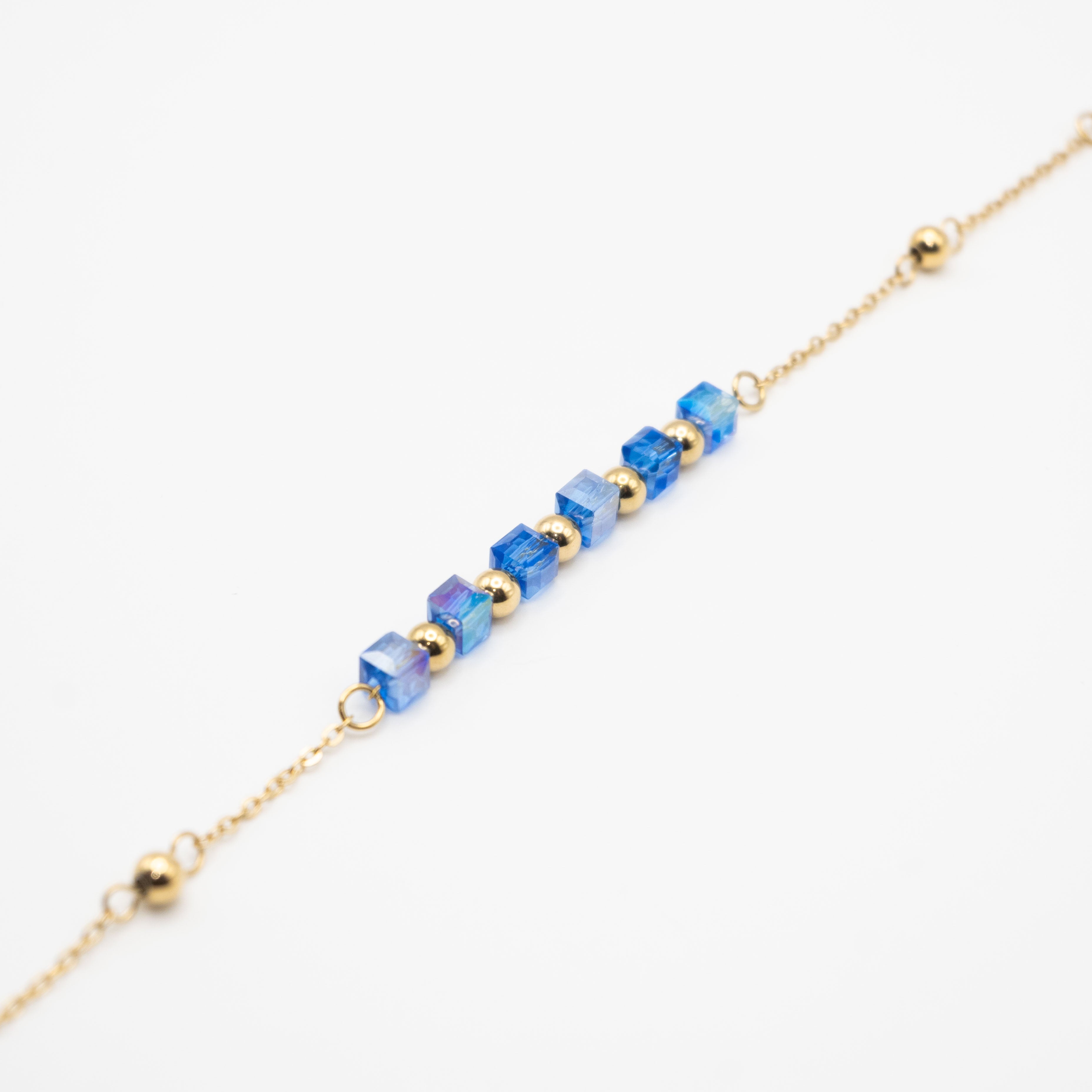 Pulsera Cubic Zirconia Azul