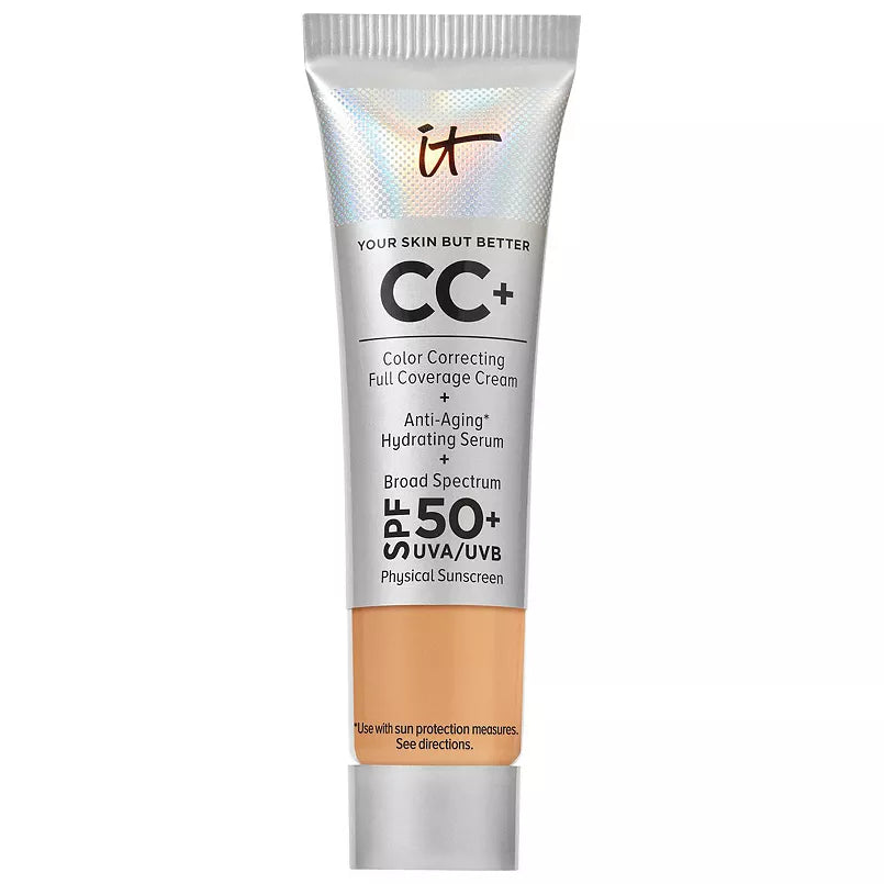 IT Cosmetics CC+ Cream Base de Maquillaje de Cobertura Total con Corrección de Color y SPF 50+