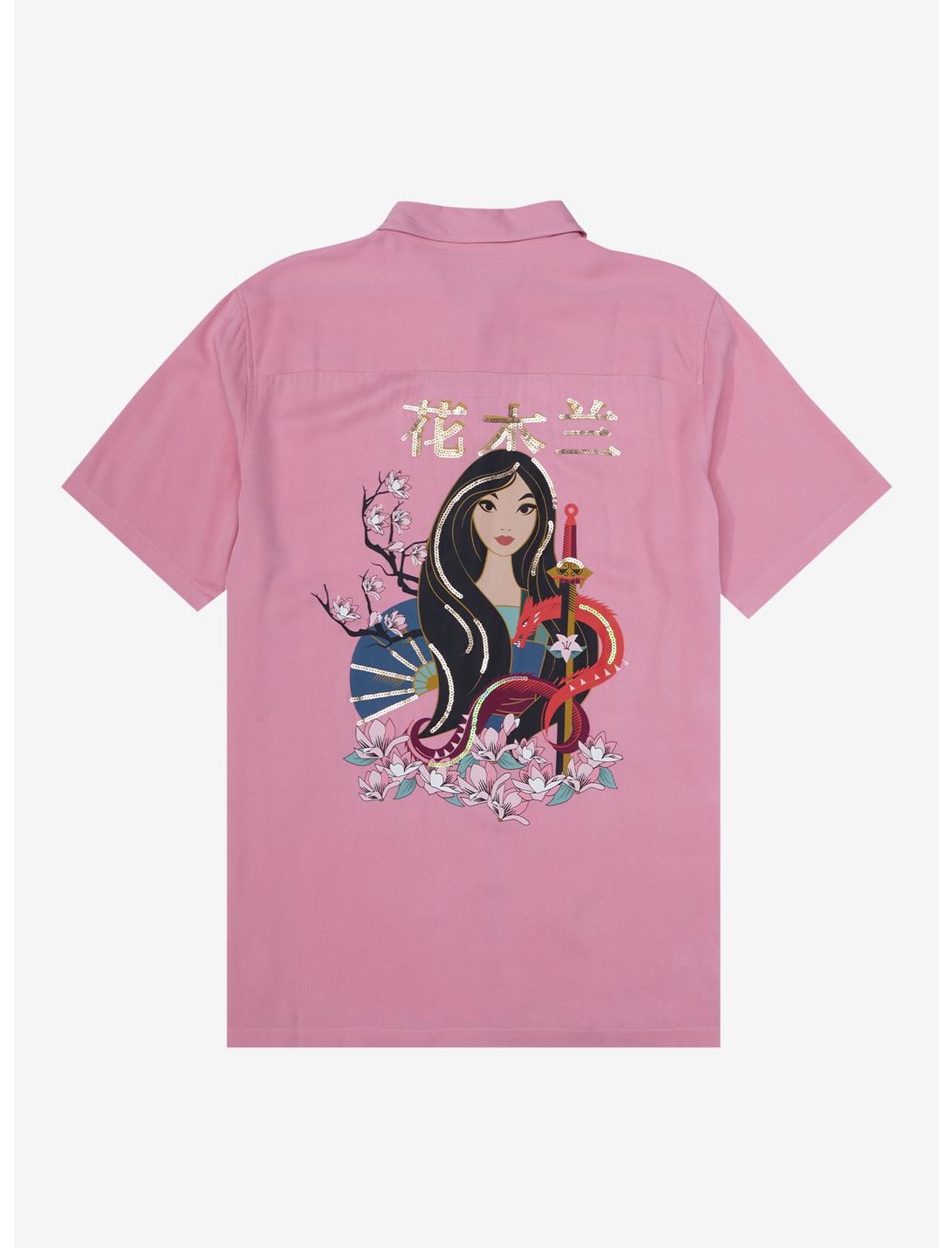 Mulan Camisa Botones Rosa