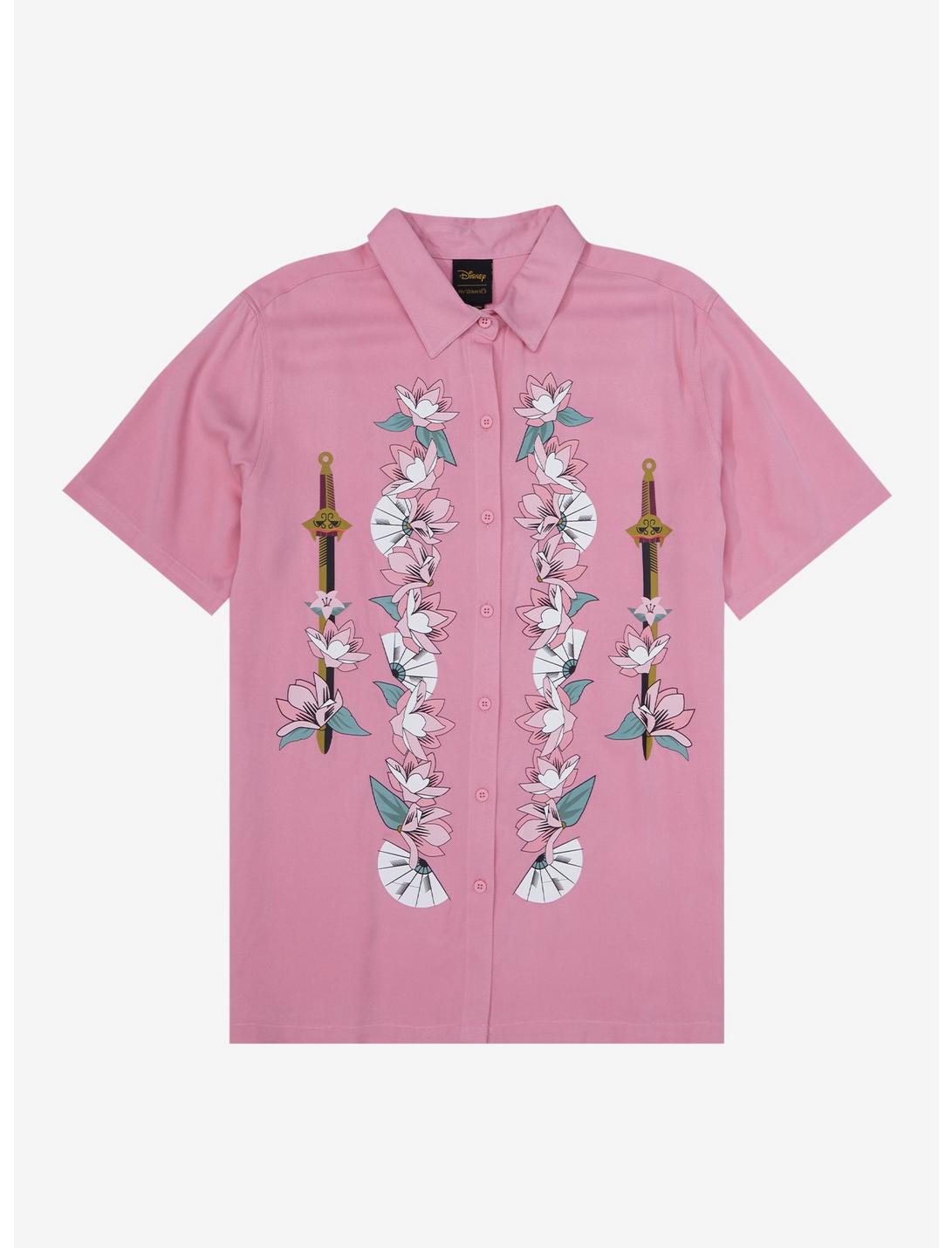 Mulan Camisa Botones Rosa