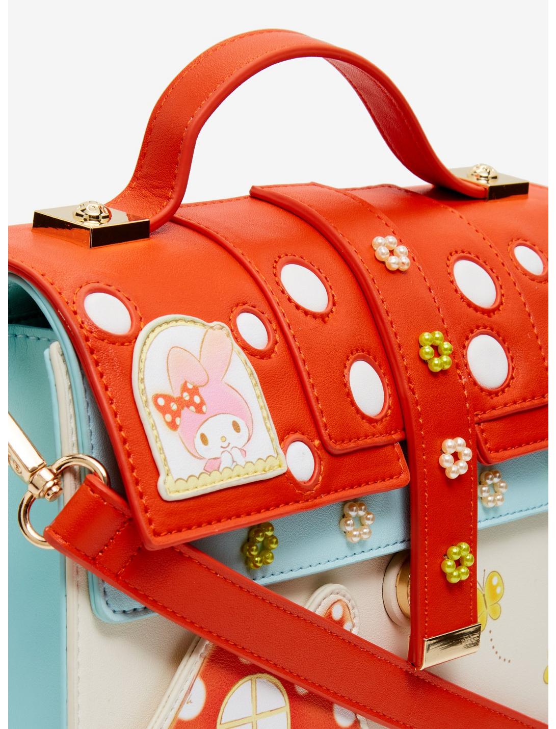 Sanrio Hello Kitty & Friends Mushroom Casa Bolsa Crossbody