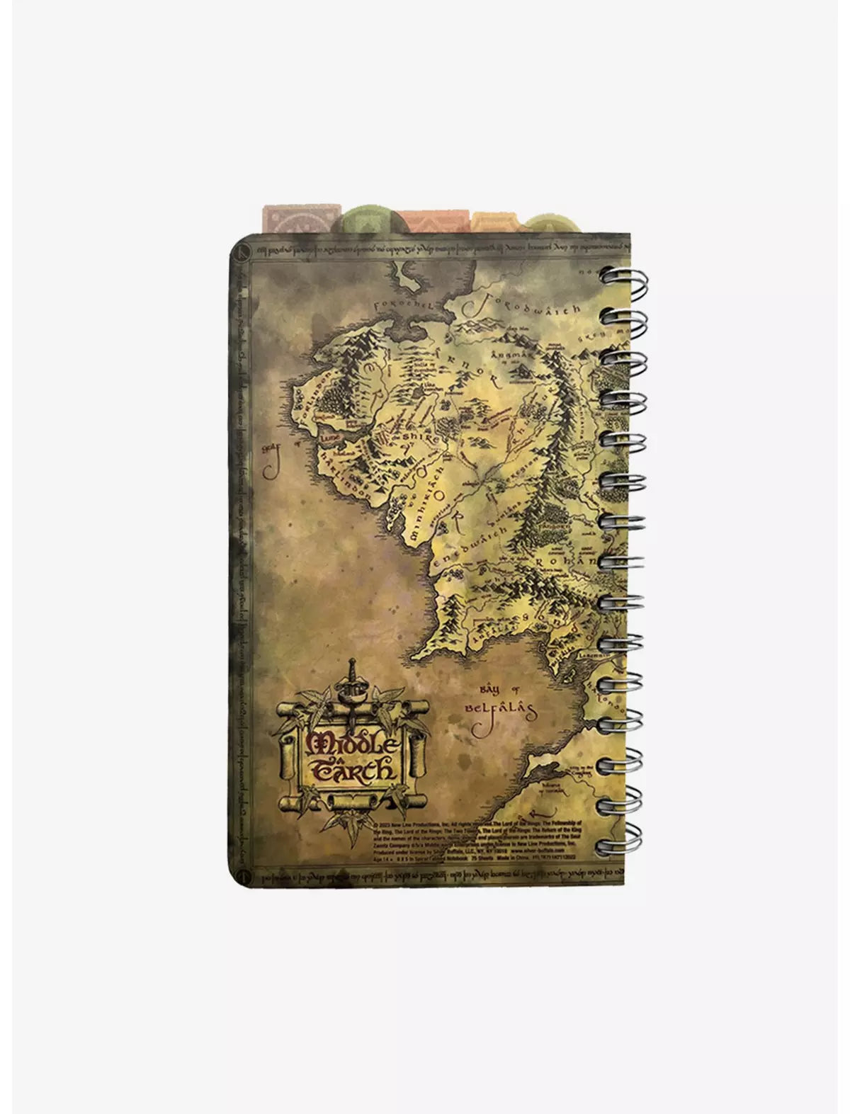 Señor De Los Anillos Cuaderno Separadores