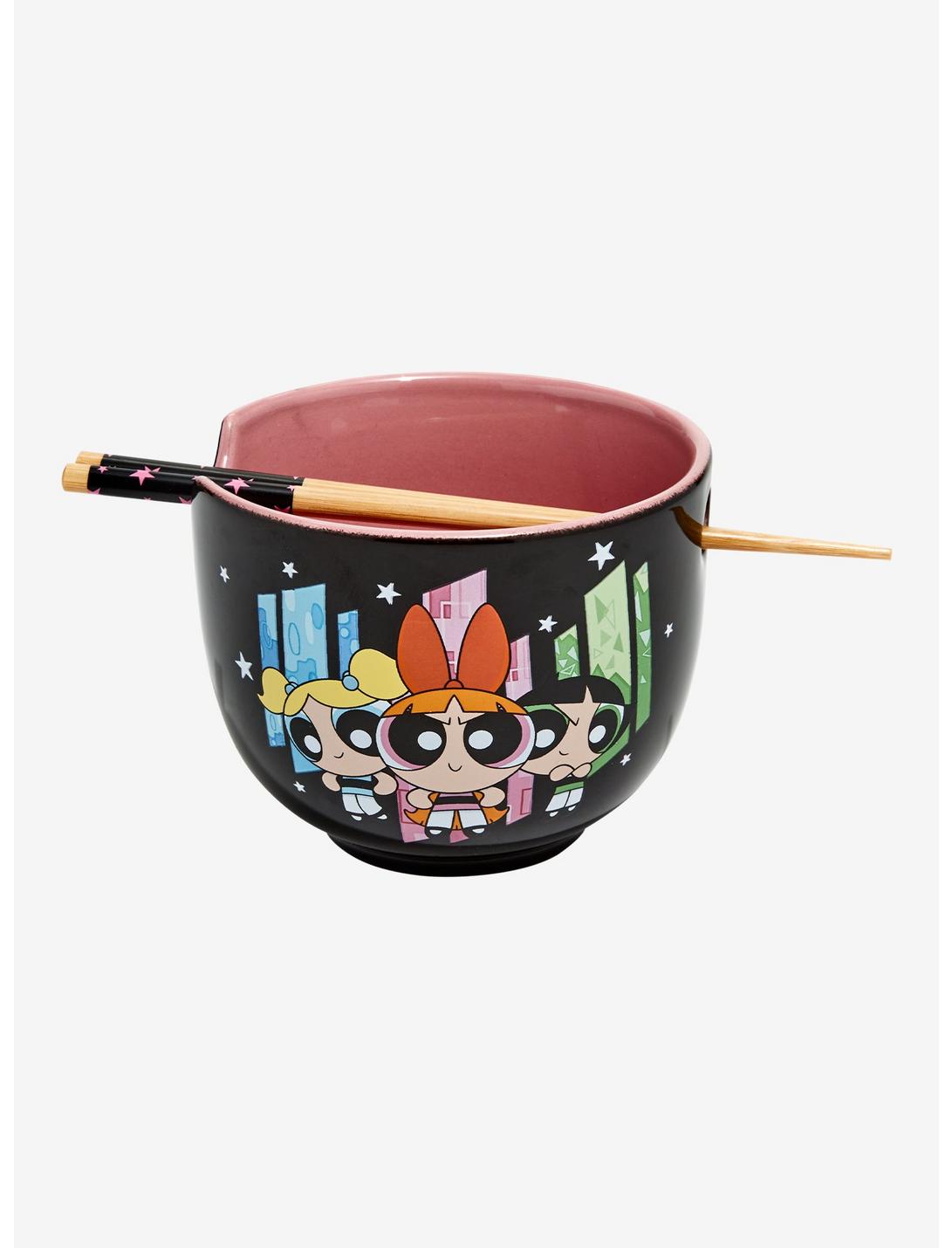 Chicas Super Poderosas Bowl Con Palillos