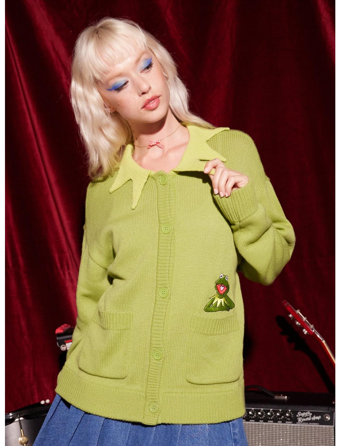 Disney The Muppets Sueter Kermit The Frog Cardigan