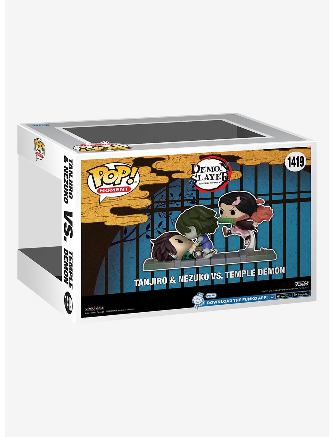 Funko Demon Slayer: Kimetsu No Yaiba Pop! Moment Tanjiro & Nezuko Vs. Temple Demon Vinyl