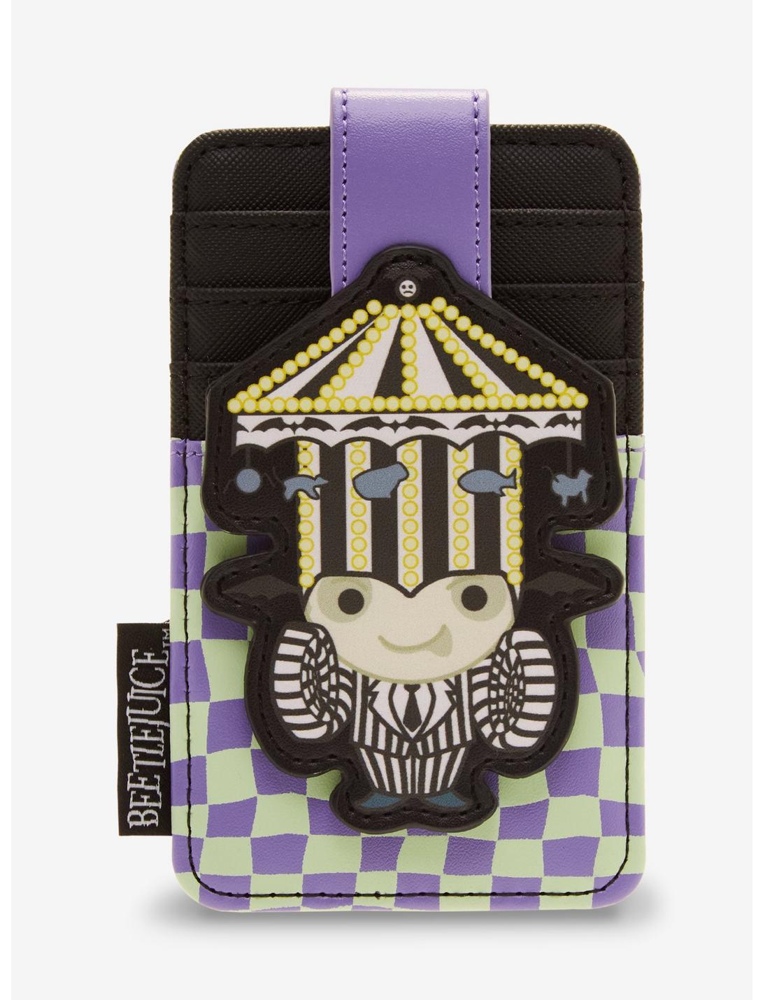 Beetlejuice Tarjetero Brilla En Obscuridad