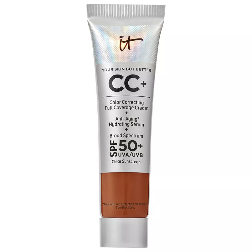 IT Cosmetics CC+ Cream Base de Maquillaje de Cobertura Total con Corrección de Color y SPF 50+
