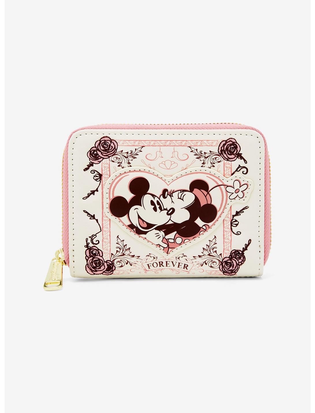 Mickey & Minnie Mouse Forever Floral Cartera