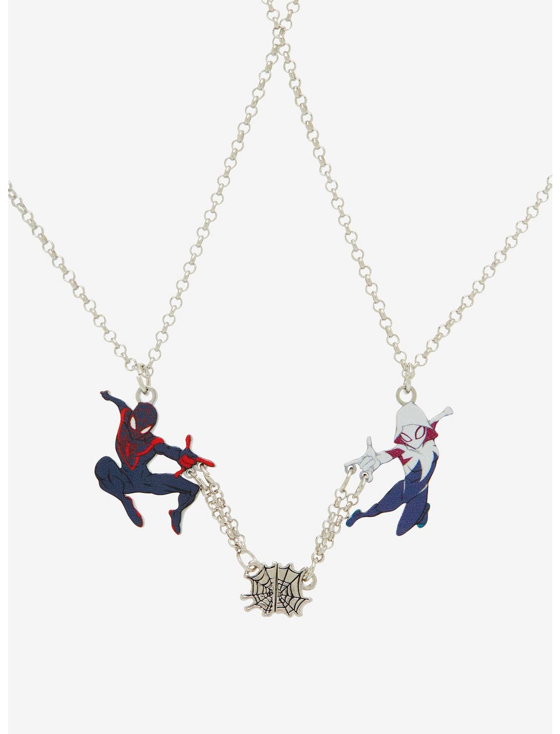 Marvel Spider-Man Miles Morales & Spider-Gwen Bestie Collar Mejores Amigos