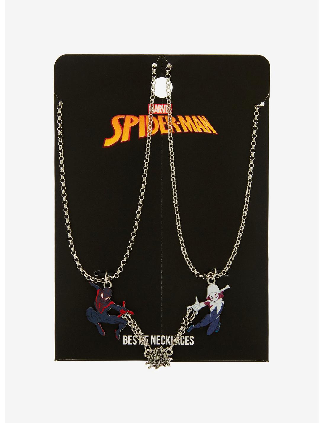 Marvel Spider-Man Miles Morales & Spider-Gwen Bestie Collar Mejores Amigos