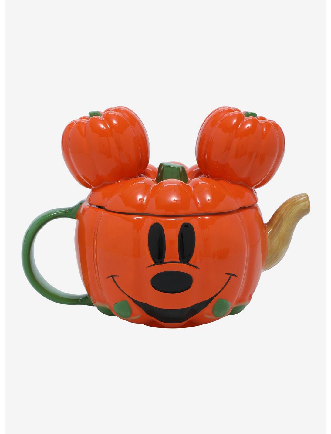 Mickey Mouse Set De Tetera Y Tazas Calabaza