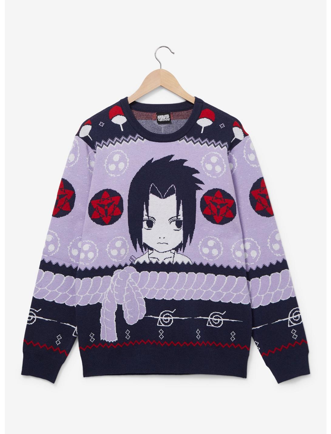 Naruto Shippuden Sasuke Uchiha Holiday Sueter