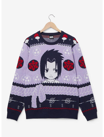 Naruto Shippuden Sasuke Uchiha Holiday Sueter