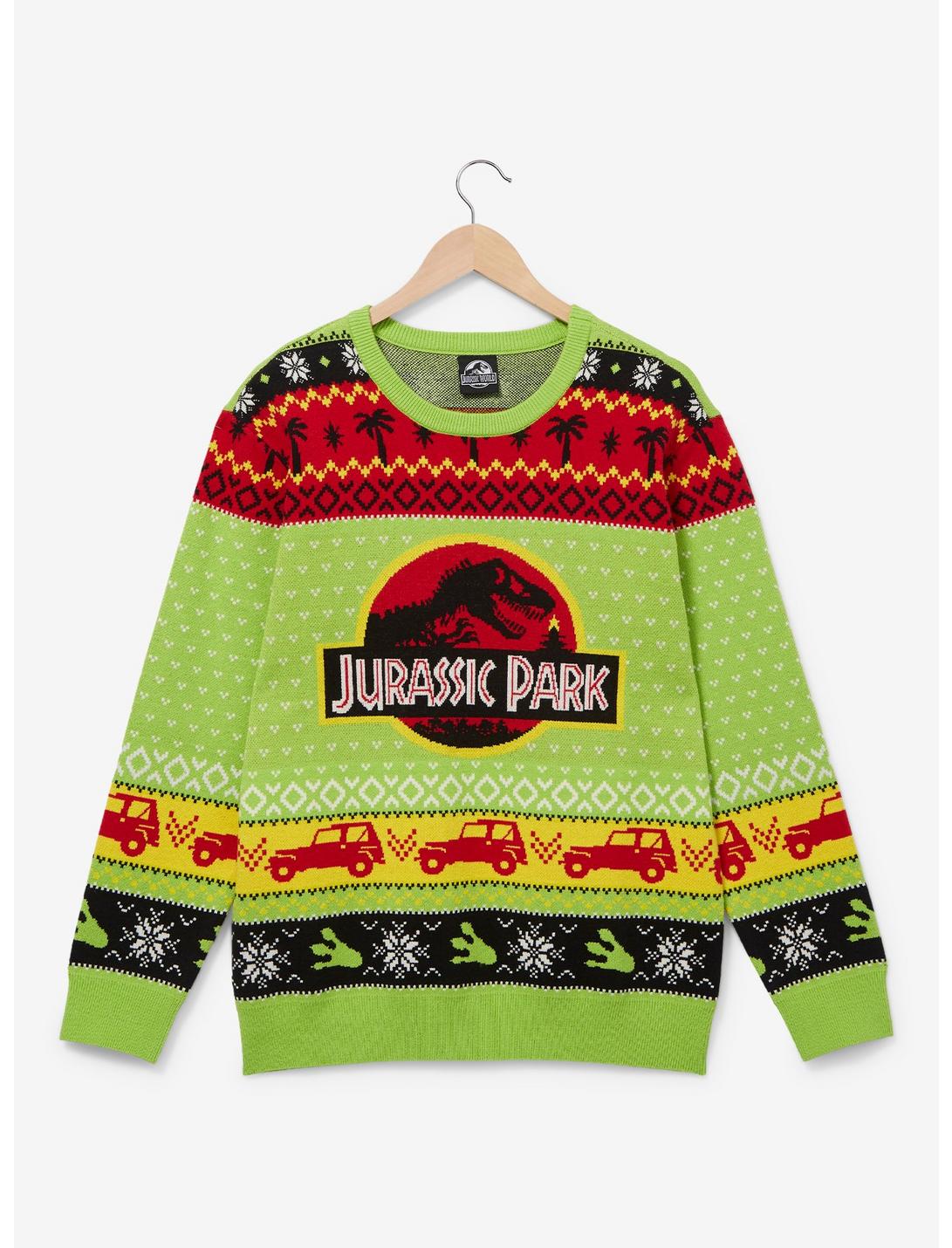 Jurassic Park Ugly Sweater Sueter Navideño