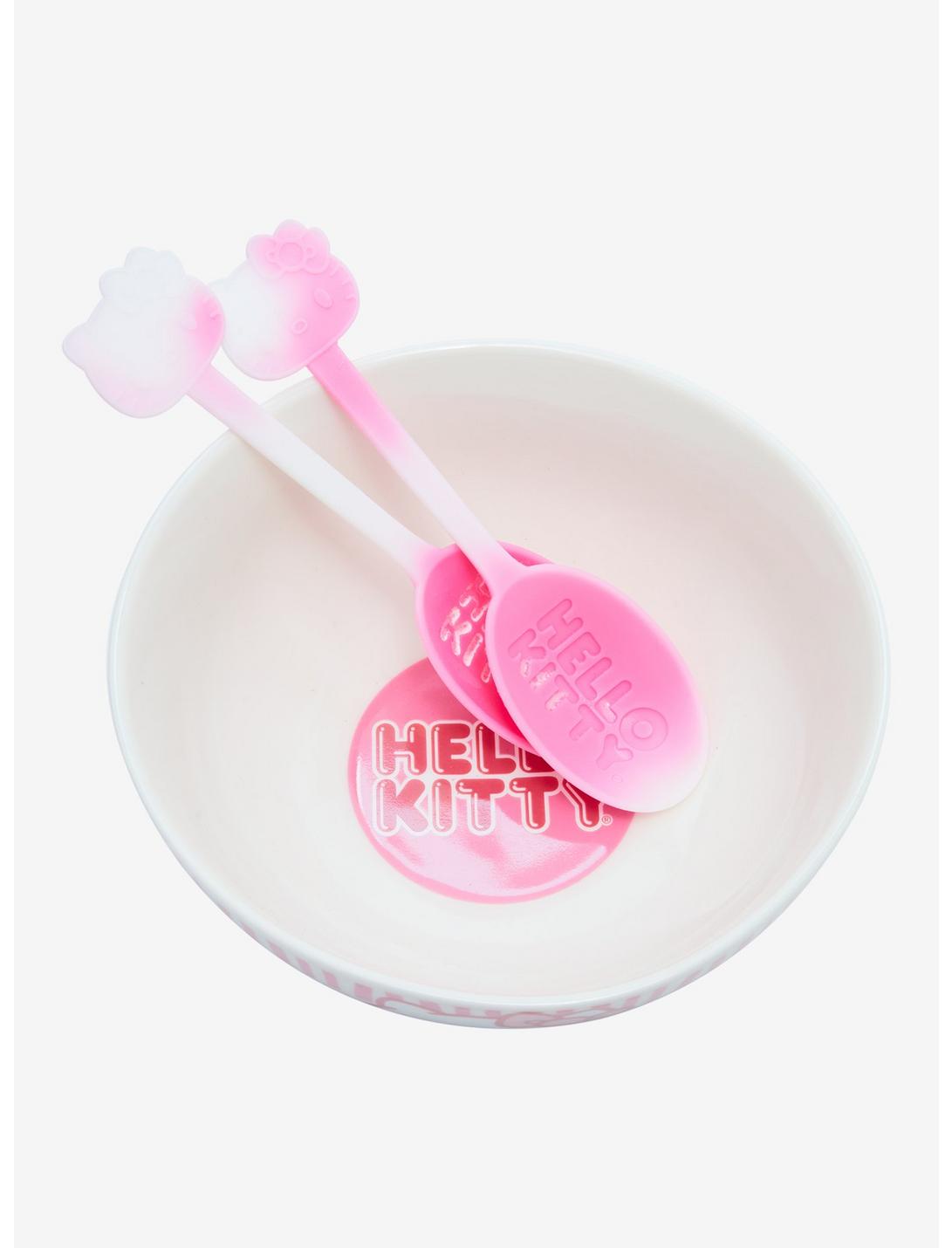 Hello Kitty Bowl Milk Con Cuchara
