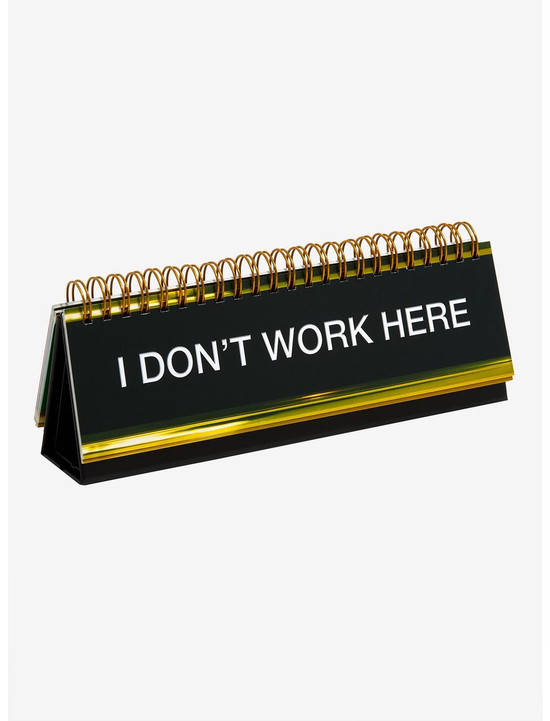 Daily Desk Placa Trabajo Oficina Letrero