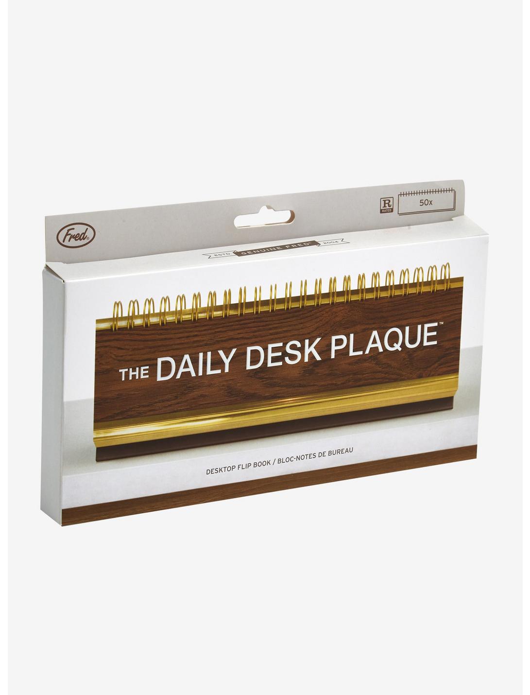 Daily Desk Placa Trabajo Oficina Letrero