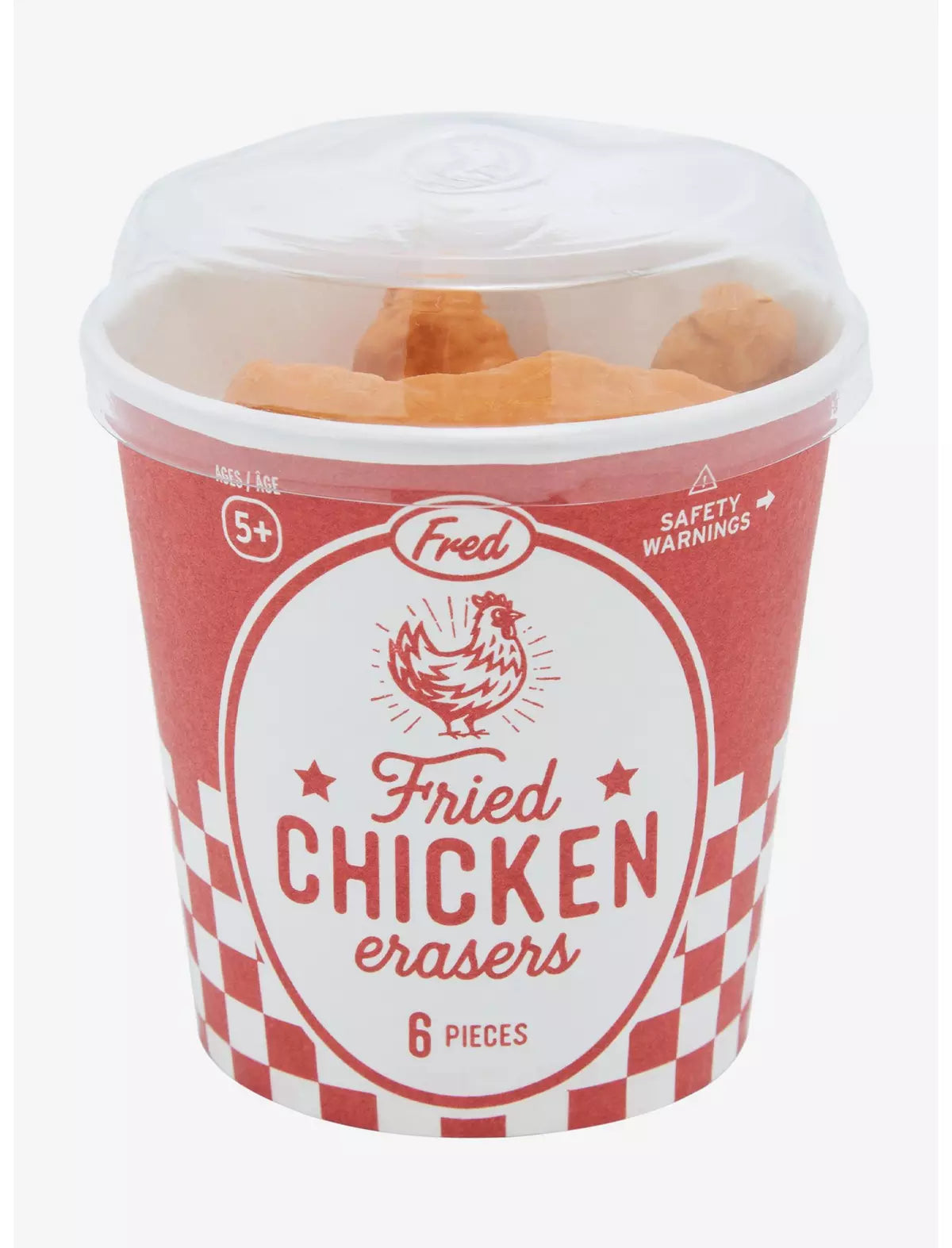 Kit De Borradores Pollo Frito Goma
