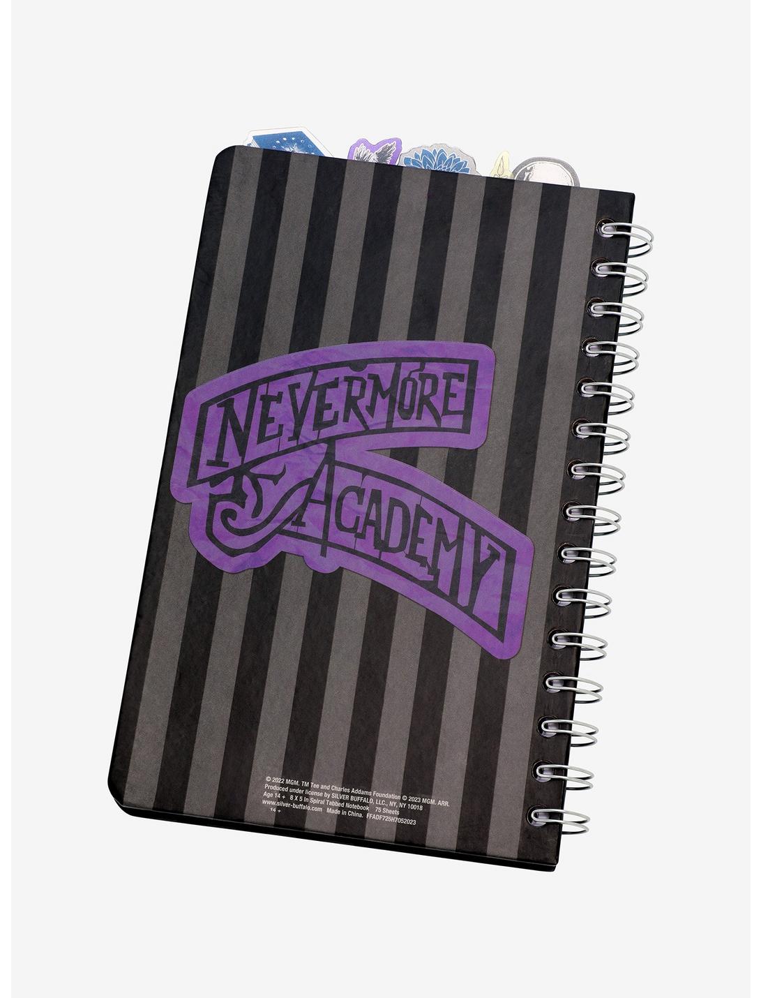 Wednesday Cuaderno Separador Locos Addams Nevermore