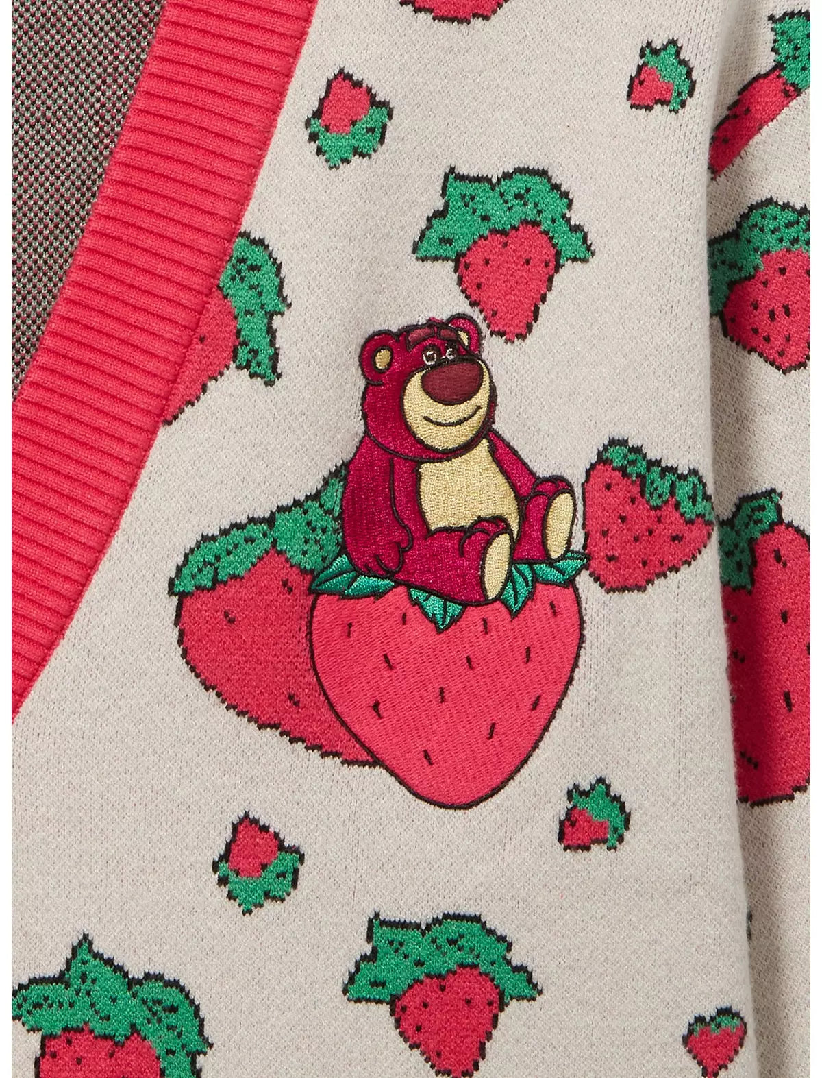 Toy Story Lotso Sueter Cardigan Fresa