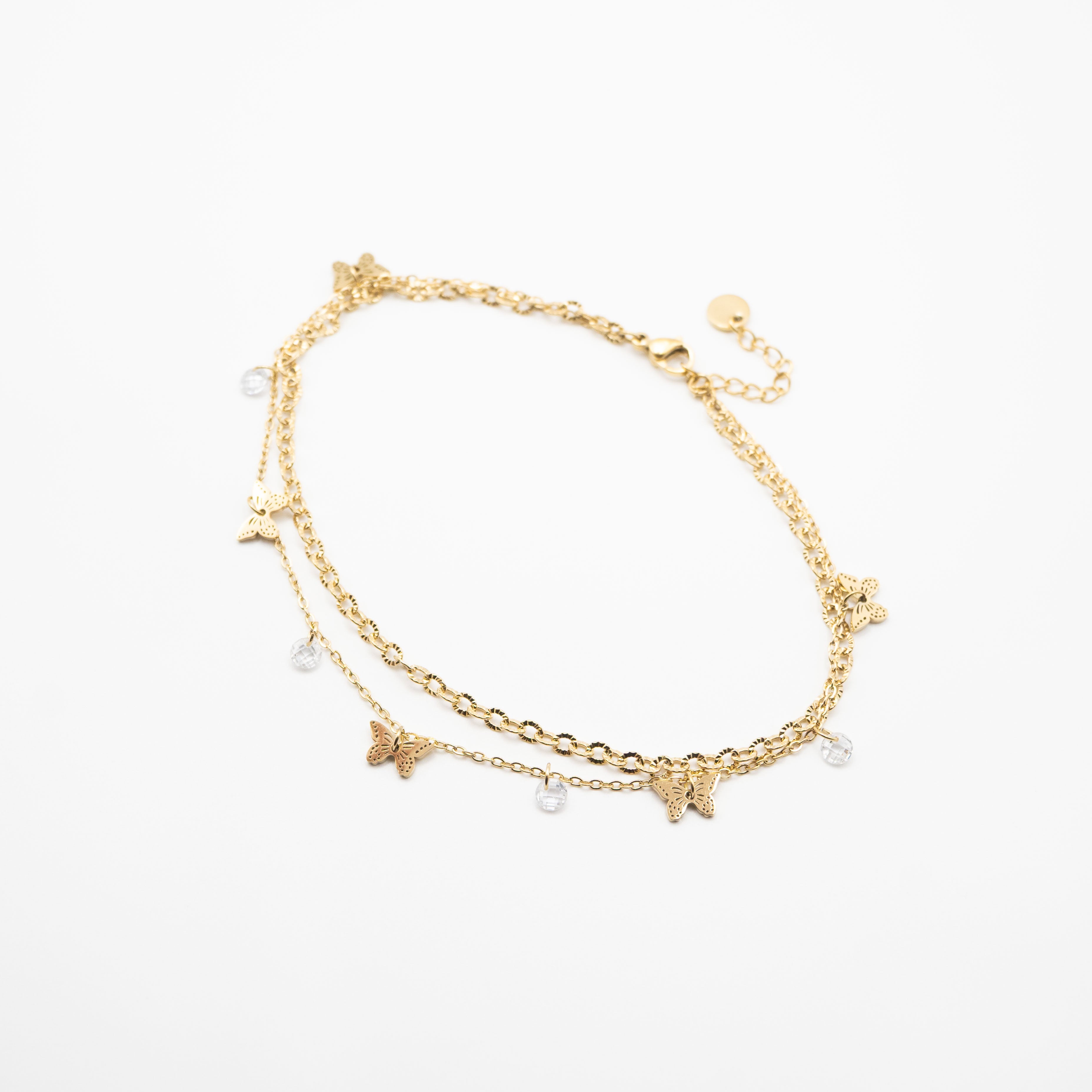 Pulsera Multicadena Mariposas