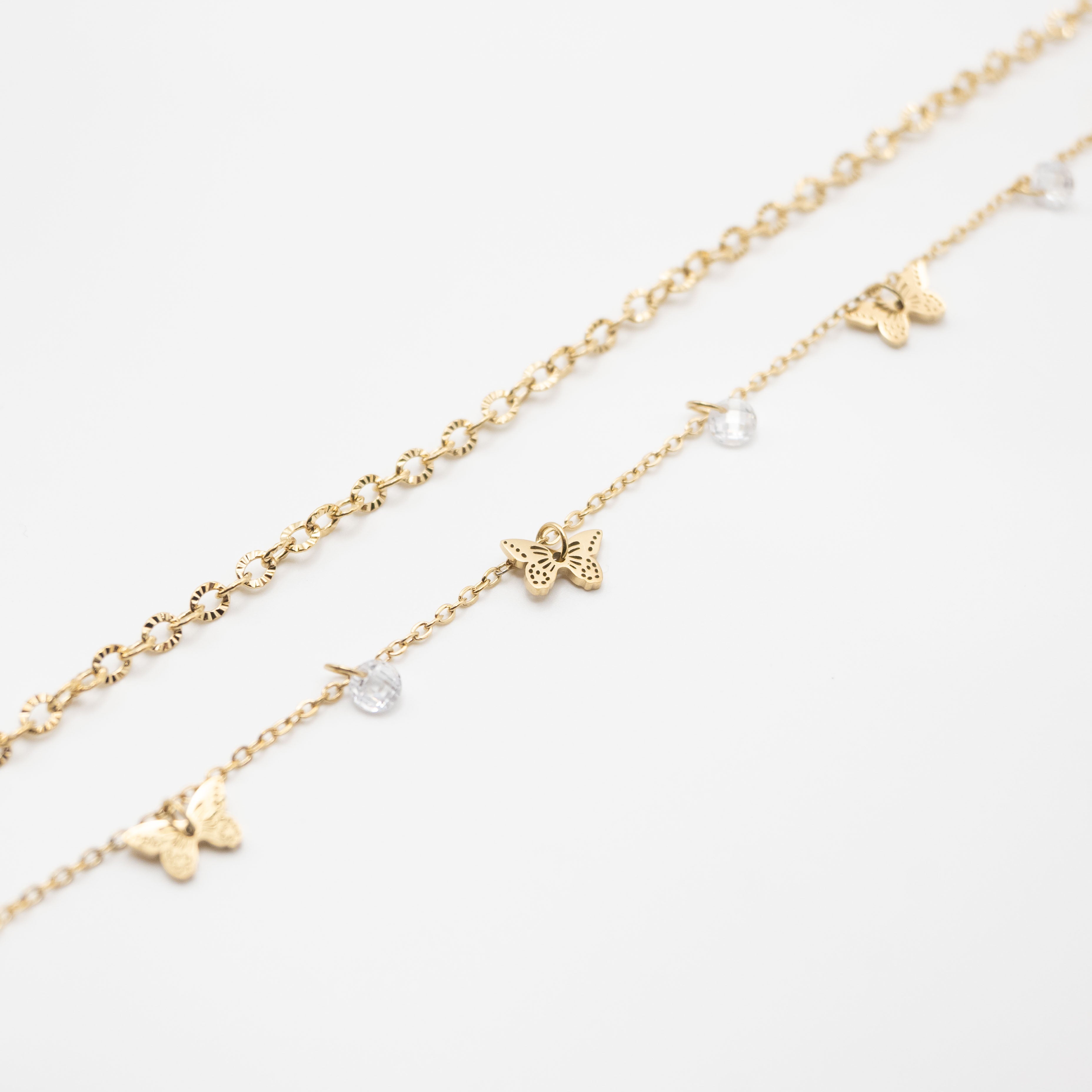 Pulsera Multicadena Mariposas