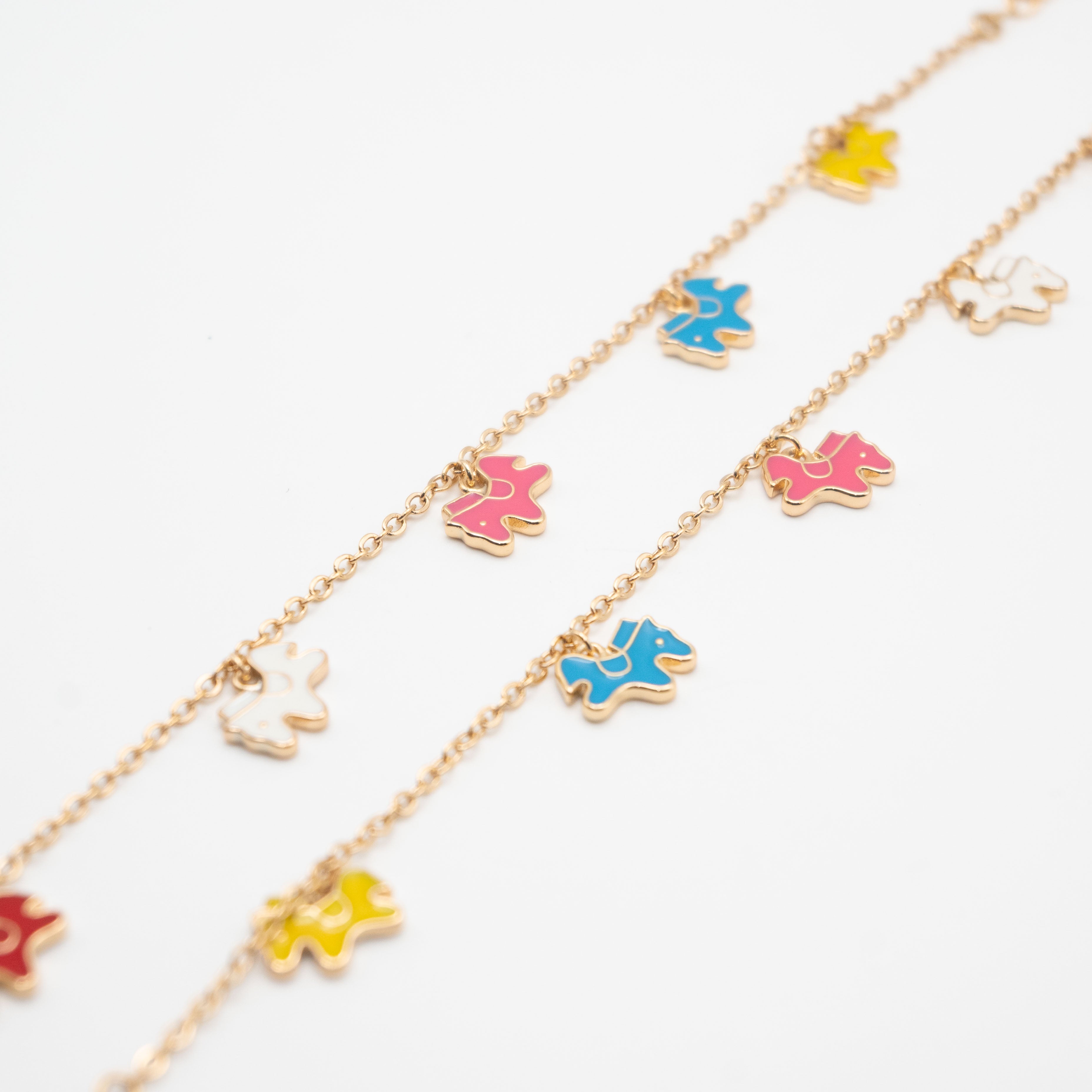 Set 2 Pulseras Mutidije De Caballo Colores