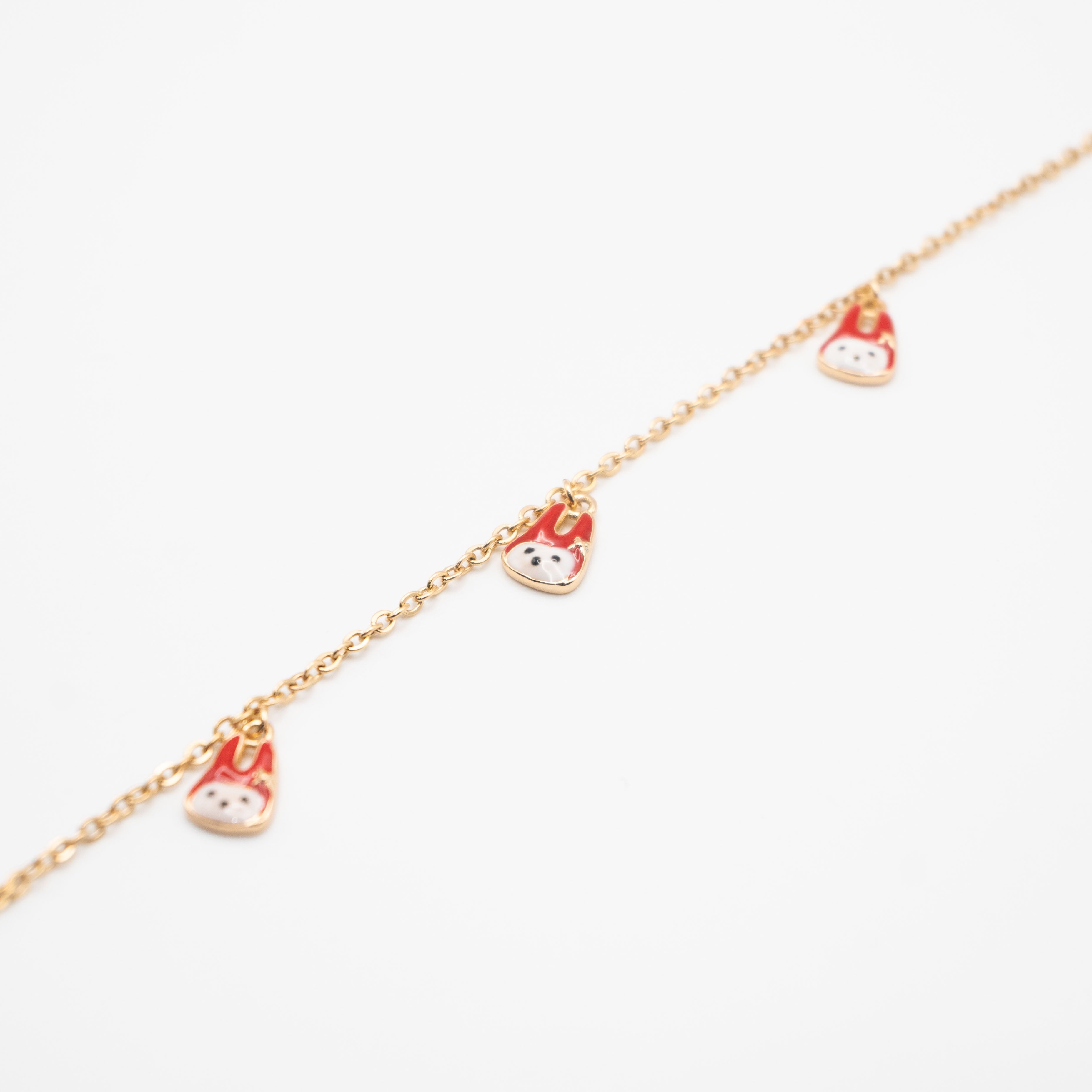 Pulsera Multidije Rojo Y Blanco