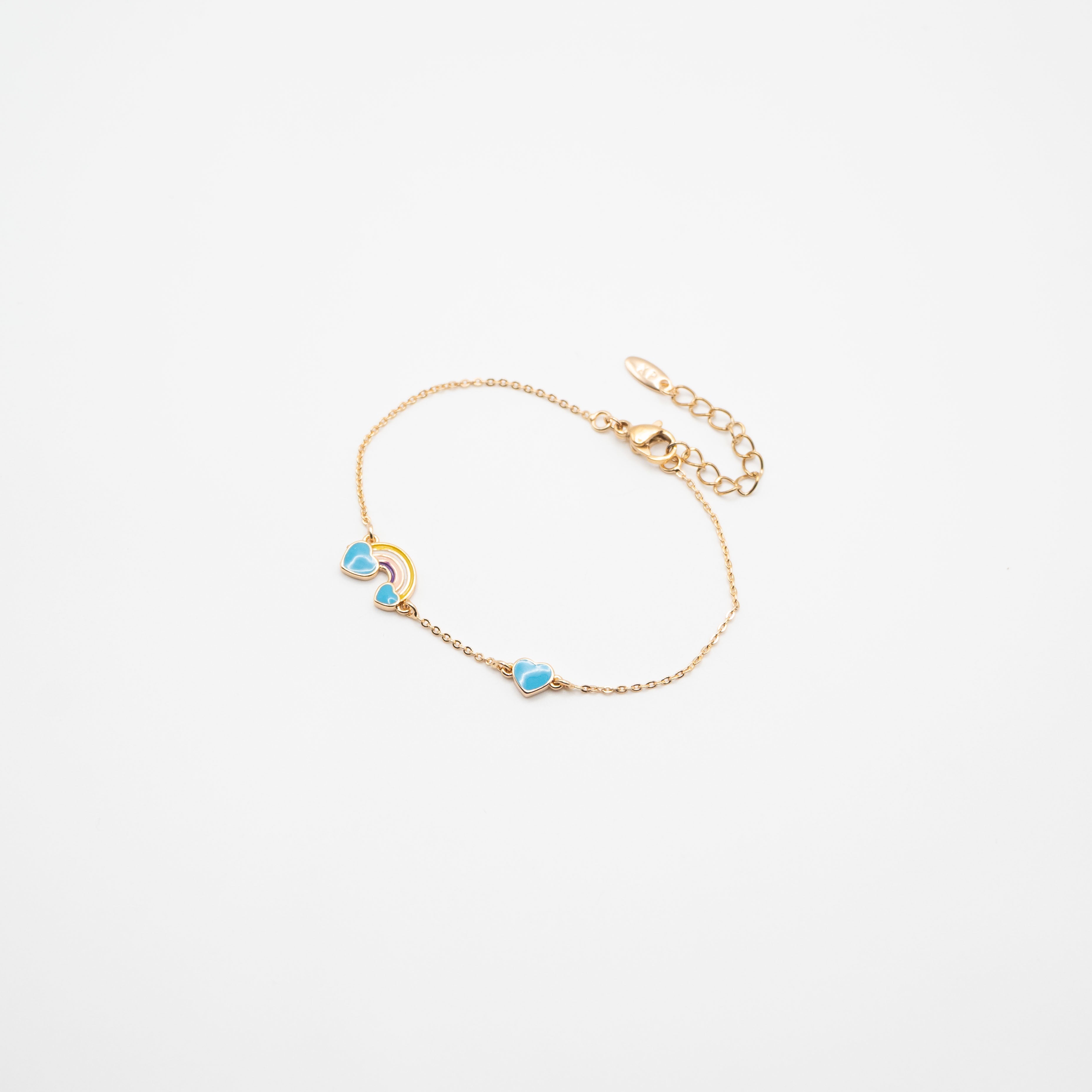 Pulsera De Arcoíris y Corazón