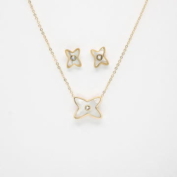 Set De Aretes Y Collar