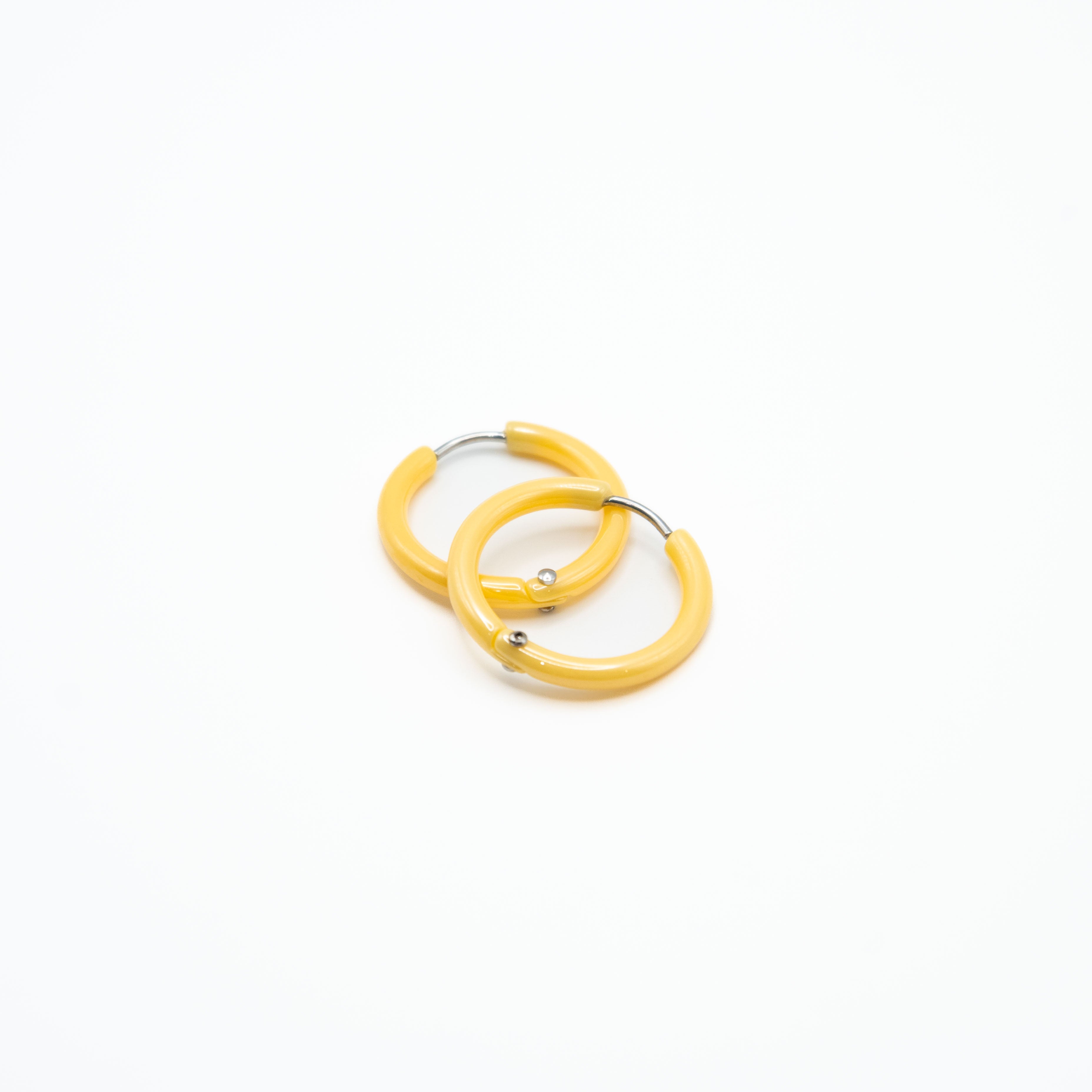 Aretes De Argollas De Colores